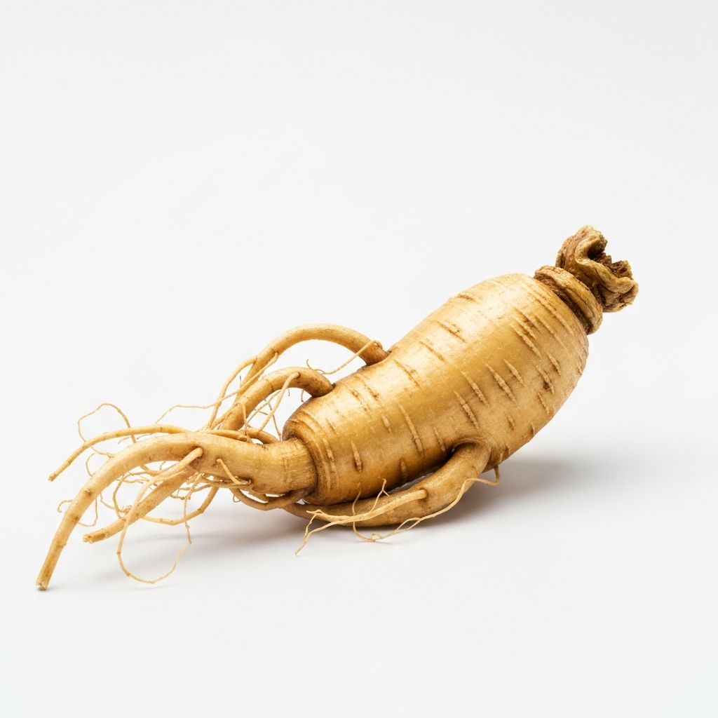 Ginseng root botanical specimen